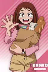 【中古】キャラカード 麗日お茶子 AR機能付きイラストカード 「僕のヒーローアカデミア ヒーローズホリディフェア in アニメイト」 対象商品購入特典