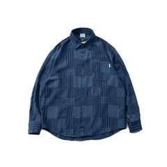 美品⭐️SHAREEF ブロックパターン 総柄 オーバーサイズシャツ 2
