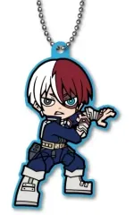 【中古】キーホルダー 轟焦凍 「僕のヒーローアカデミア ラバーマスコット」