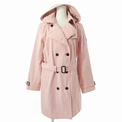 エーグル AIGLE 美品 GORE-TEX ゴアテックス トレンチコート ジャケット フーディ 40 ピンク 0523 IBO70のサムネイル