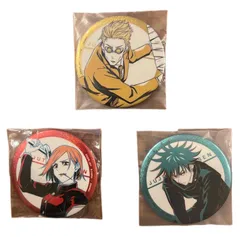 呪術廻戦 あそーとこれくしょんEX　缶バッジ  3種セット ( 七海健人 & 伏黒恵 & 釘崎 野薔薇 )