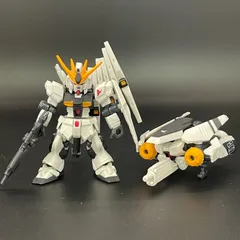 MOBILE SUIT ENSEMBLE 04 νガンダム/ブースターベッド/MS武器セット 【組立済】 モビルスーツアンサンブル バンダイ ガシャポン ガチャ ガンダム