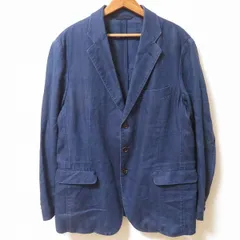 #snc パパス Papas シングルジャケット M 紺系 S3B 麻 メンズ [936264]のサムネイル