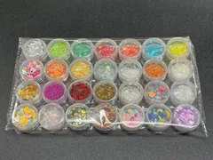 レジン封入パーツ　28種セット　スター　ハート　ムーン　箔など