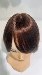 No.5  【1点のみ】部分ウィッグ 分け目•つむじ用 人工毛 熱処理不可 ナチュラルブラウン