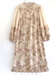 GUCCI グッチ  シルク100％　衿元ドレープ　シルクプリント×ニット　ノースリーブ　トップス  ・XS レッド|ホワイト 222484】GUCCI グッチ シルク100％ 衿元ドレープ シルクプリント