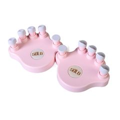 SOLO Finger Trainer Hand Exerciser - Finger Muscle Training for Piano, Guitar, Violin, and String Instruments - Beginner Practice Tool - SP-140 Pink (Pair)