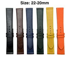 手工品　腕時計レーザーベルト　タイプ：スリム型 サイズ幅：22-20ミリ