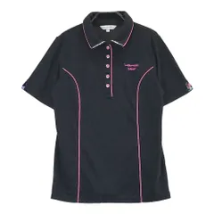 【超美品】LEONARD SPORT レオナールスポーツ　半袖ポロシャツ LEONARD #spc レオナールスポーツ SPORT Tシャツ 40 黒 半袖