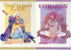 【中古】クリアファイル トラファルガー・ロー＆コラソン A4クリアファイルセット 「一番くじ ワンピース エモーショナルストーリーズ」 H賞