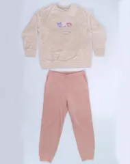 【中古】衣料雑貨 ちいかわ＆クロミ＆マイメロディ フリースセット(長袖/レディース) ナチュラル XLサイズ 「ちいかわ なんか小さくてかわいいやつ×サンリオキャラクターズ×ユニクロ スペースツアー」