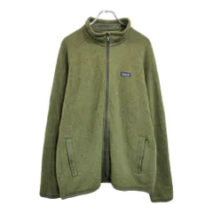 patagonia パタゴニア ベターセーター フリースジャケット アウトドア オリーブ(メンズ XL)中古 古着 V5395
