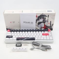 美品 YukiAim ユキエイム Polar 65 Katana Collection ゲーミングキーボード 赤軸 英語配列 有線 eスポーツ PC周辺機器 HU1205 