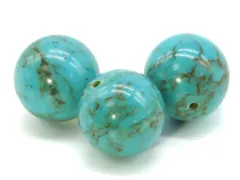 1粒売り ターコイズ 8mm パワーストーン バラ売り 天然石 パワーストーン ばら売り ビーズ 穴あき 1玉売り アクセサリー