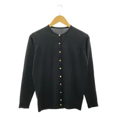 Deuxieme Classe / ドゥーズィエムクラス | FF30 / クルーネック ニット カーディガン | 38 | ブラック | レディース