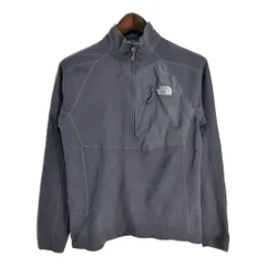 THE NORTH FACE ノースフェイス FRASH DRY ハーフジップ フリースジャケット アウトドア グレー (メンズ M) 中古 古着 T0958