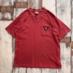 Dickies 半袖Tシャツ レッド L 古着