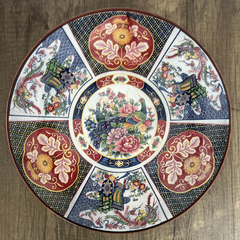 39cm　大皿　和皿　絵皿風　転写品
