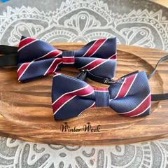 kdc2a 親子 蝶ネクタイ お揃い コーデ キッズ 蝶ネクタイ ネクタイ 入学式 卒園式 フォーマル 結婚式 発表会 演奏会 スーツ 披露宴 パーティー ハロウイン クリスマス 七五三 ベビー ジュニア 子供用 ゴムひも簡単 装着 男の子 柄 無地