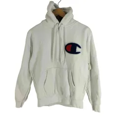 チャンピオン Champion ACTIONSTYLE PULLOVER HOODED SWEATSHIRT ビッグCロゴワッペン スウェットパーカー デカ目 レディース JPN：M 