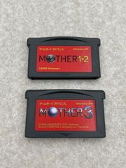 MOTHER 1+2 & MOTHER 3 　ゲームボーイアドバンス　2点