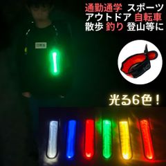 反射板 キーホルダー リフレクター LED ライト ナイト 光る マーカー バッグ ランニング 自転車 799k799