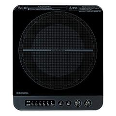 アイリスオーヤマ IHコンロ 1口 IHクッキングヒーター 1400W ブラック