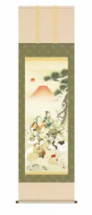 natasan13)【真作】佐伯岸良/人物図/掛軸/名家伝来/AD-268 natasan13様専用)【真作】佐伯岸良/人物図/掛軸/名家伝来/AD-268