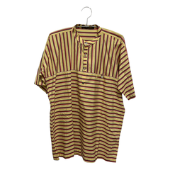 GUSTAN  THONI   メンズ　  トップス  　シャツ　L　イエロー系　レッド系　ブルー系　ホワイト系