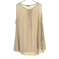 【mizuiro-ind】1-212048 ギャザーフレアノースリーブカットソー