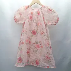 ◇ ⊂ NEXT ネクスト 花柄 キッズ 子供服 半袖 ロング ワンピース サイズ7-8yrs ピンク 女の子 E  【1412090004872】