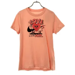 ナイキ 未使用 プリント 半袖 Tシャツ M ピンク NIKE THE NIKE TEE タグ付き レディース