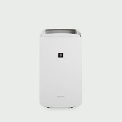 【D_難ありジャンク品_黄ばみ・傷あり】SHARP 冷風・衣類乾燥除湿機 CM-R100-W