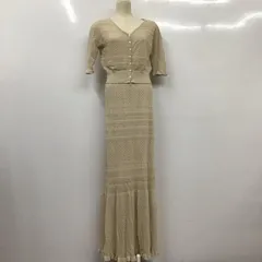 earth music&ecology アースミュージックアンドエコロジー セットアップ ニットカーデガン ロングスカート 2点セット セットアップ