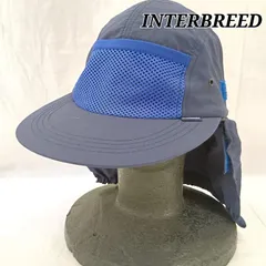 INTERBREED インターブリード 帽子 キャップ INTERBREED インターブリード Phat Bite サンシェード付き ジェットキャップ メッシュ ネイビー