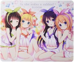 【数量限定】BLOOM ラバーマウスパッド ご注文はうさぎですか? デザイン01(集合/A)