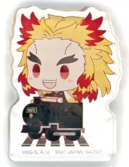 【中古】アクリルスタンド・アクリルパネル 煉獄杏寿郎 アクリッツマスコット～無限列車ver.～ 「一番くじ 鬼滅の刃 ～心を燃やせ～」 E賞