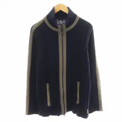 アルマーニ ジーンズ ARMANI JEANS ニットジャケット ジップアップ ウール XXL 紺 ネイビー C6W17TP /AN31のサムネイル