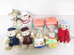 【送料無料】東京ディズニーリゾート　ディズニーシー　ダッフィー＆ シェリーメイ 　ぬいぐるみストラップいろいろ 6点セット ③　［764-351-900_0614］