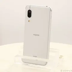 中古品〕 AQUOS sense3 lite 64GB シルバーホワイト SH-RM12