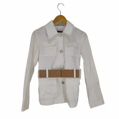 タラジャーモン TARA JARMON MADE IN ITALY レザーベルトマーク サファリジャケット レディース JPN：38 のサムネイル