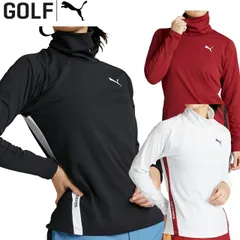 プーマ ゴルフPF W ピーチ スクラム ストレッチ サイド  長袖 シャツtechnista48レディース ゴルフウェア「PUMA GOLF 630589」2024年秋冬モデル日本正規品
