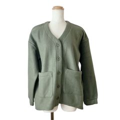 未使用品　a. M　モーニングカーム　起毛　カーディガン
