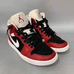 NIKE ナイキ Women's ウィメンズ AIR JORDAN 1 MID エア ジョーダン 1 ミッド （ジムレッド/ブラック/ホワイト）23cm BQ6472-601