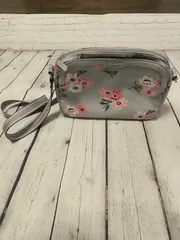 ♻️Cath Kidston ショルダーバッグ グレー 花柄 キャスキッドソン