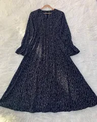 FRAY ID 長袖　花柄　ロングワンピース　サイズ　Free