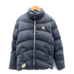 le coq sportif - coco 中古 ルコックスポルティフ le coq sportif メンズ ダウンジャケット M 紺×赤 ネイビー ダブルジップ 防寒 le coq sportif - coco 中古 ルコックスポルティフ le coq