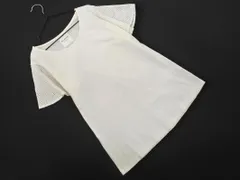 Ray BEAMS レイビームス カットワーク 切替 カットソー 白 ■◆ レディース