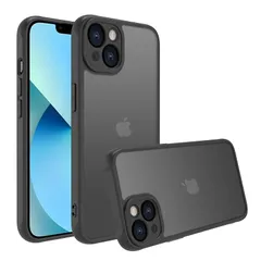 iphone 13 mini ケース iphone ケース iphone 13 mini ケース スマホカバー 耐衝撃 指紋防止 滑り止め マット半透明 黄ばみなし レンズ保護 米軍MIL規格アイフォン 13 mini 用カバー インチ PinLiShen 1