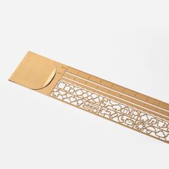 再入荷ルーラー　定規　銅【ミドリ】 クリップルーラー 　30種類　テンプレート付